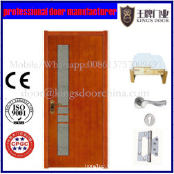 Modern Unique Chinese Interior Cheap Solid Wood Door